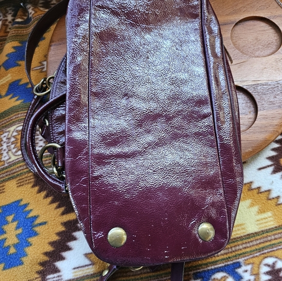 Coach Limited Addition Francine Purple Legacy Tote Bag Bowling Satchel - Picture 4 of 16